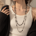 Bohemian Y2K Flower Layered Necklace